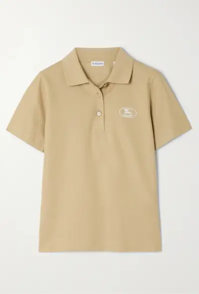 An image of a Burberry polo, a staple of preppy fashion.