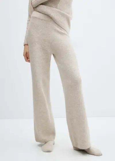 Mango + Straight Knitted Pants