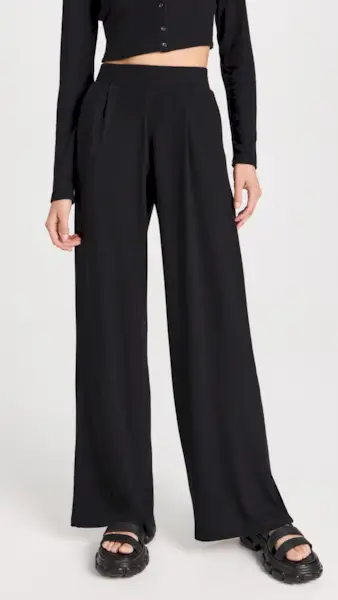 Leset + Leset Lauren Pleated Pocket Pants | Shopbop