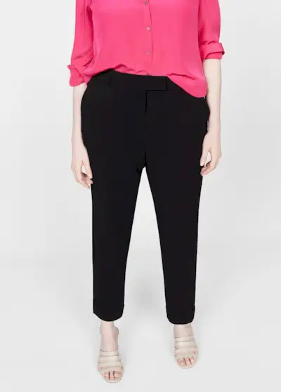 Mango + Straight Suit Trousers