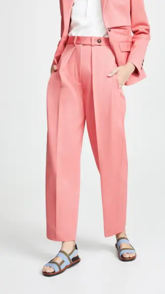 Cedric Charlier + Wide Leg Trousers