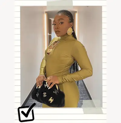 a gif showing what to wear to a gala