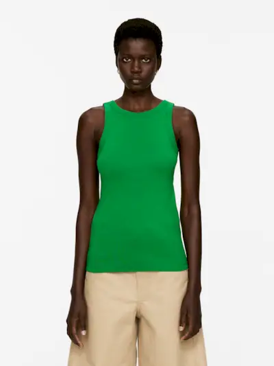 Rib Tank Top – Bright Green – Women – Arket Gb