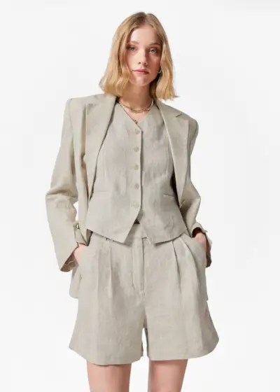 Relaxed Linen Shorts