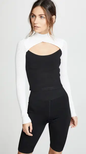 Fleur du Mal + Cutout Knit Top