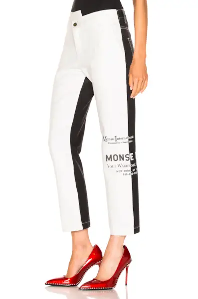 Monse + Half Half Straight