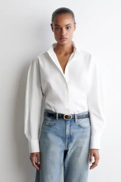 Rounded Pima Cotton Shirt