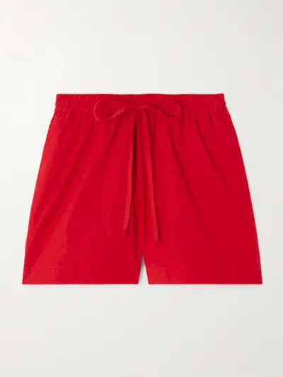 Organic Cotton-Poplin Shorts
