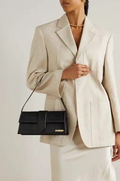 Jacquemus + Le Bambino Long Leather Shoulder Bag