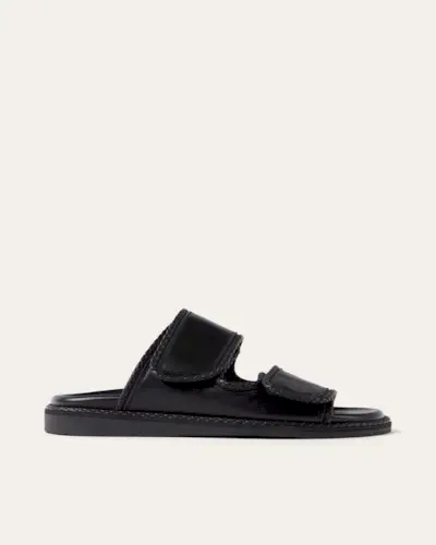 Braided Slide, Black