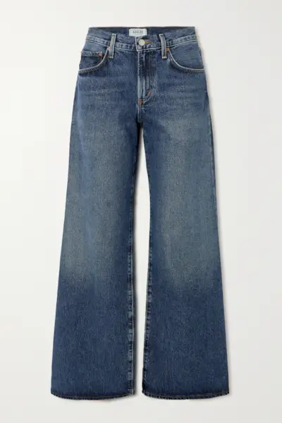 + Net Sustain Clara Baggy Low-Rise Flared Organic Jeans