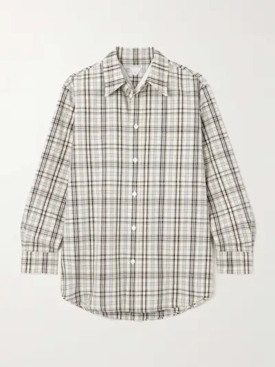 Oversized Checked Cotton Shirt