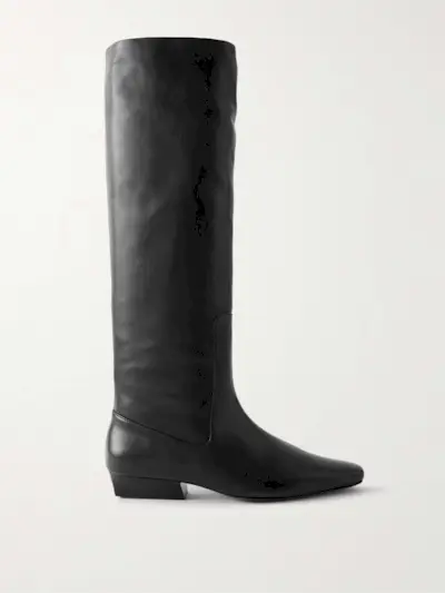 Wally Leather Knee Boots