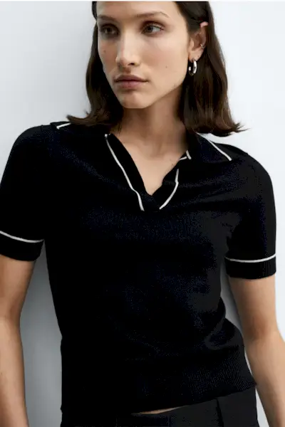 knit polo