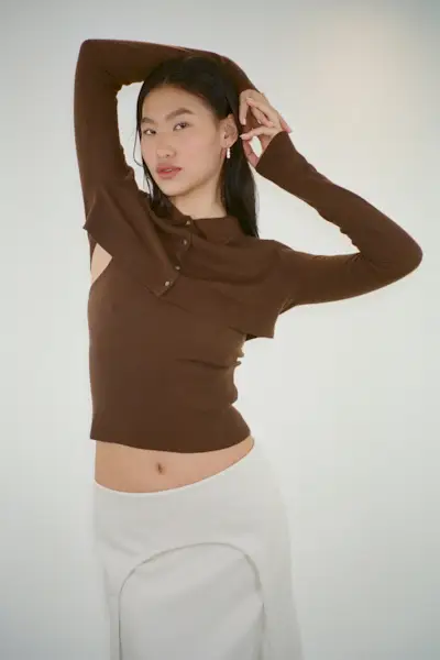 Brown Gerber Cardigan