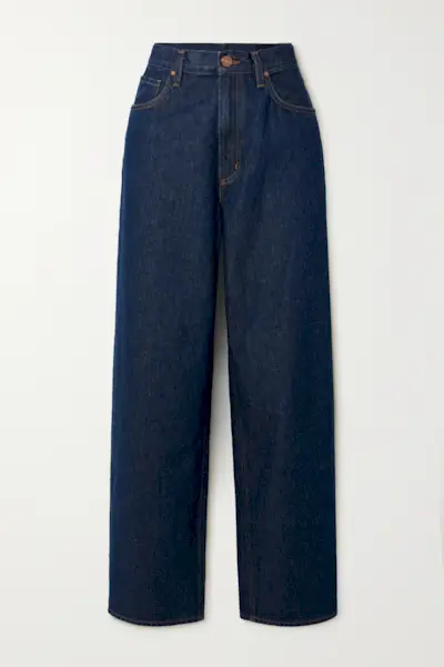 + Net Sustain the Haven High-Rise Straight-Leg Organic Jeans