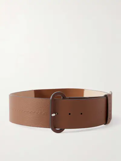 Textured Leather Belt