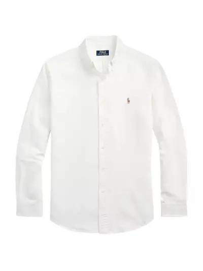 Polo Ralph Lauren, Garment-Dyed Classic-Fit Oxford Shirt