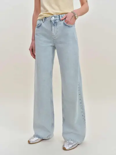 Cary Low Rise Slouchy Wide Leg Jeans