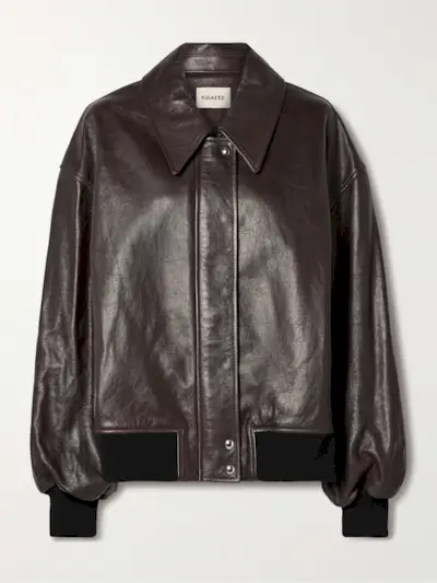 Shelman Leather Bomber Jacket