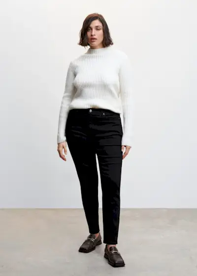 Mango + High-Rise Skinny Jeans