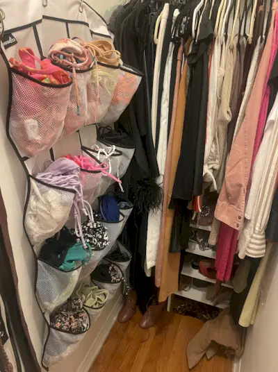 woman wearing bikini and biker shorts