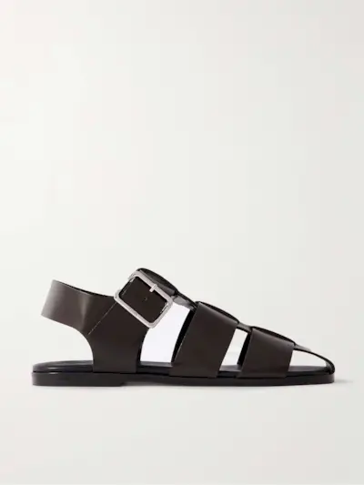 Whit Leather Sandals