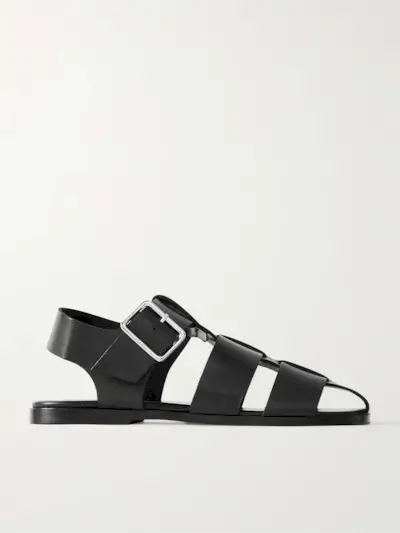 Whit Leather Sandals