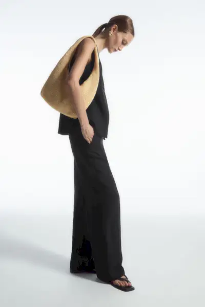 Mini Sling Bag - Raffia