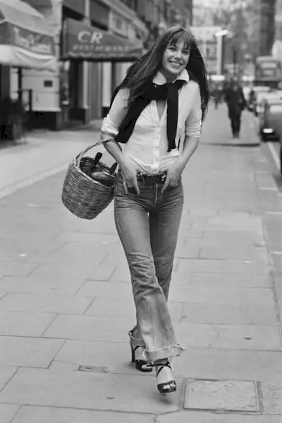 Jane Birkin style moment
