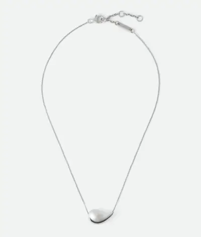 Women's Drop Pendant Necklace in Silver