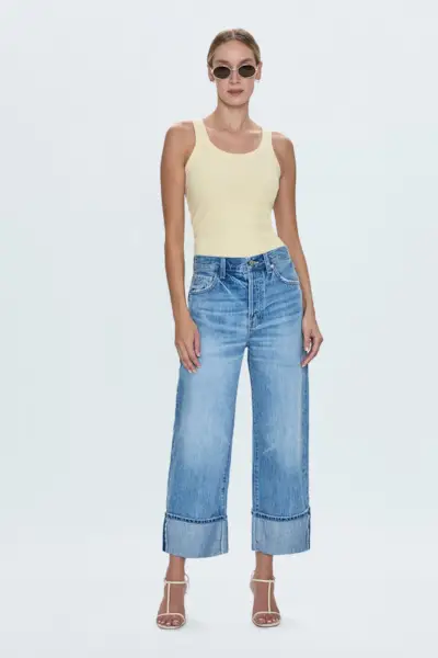Ryder High Rise Cuffed Jean - Abroad Vintage - Abroad Vintage / 23