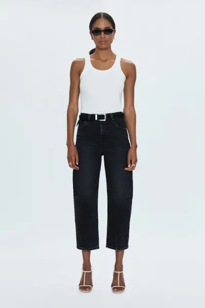 Eli High Rise Barrel - Dark Midnight