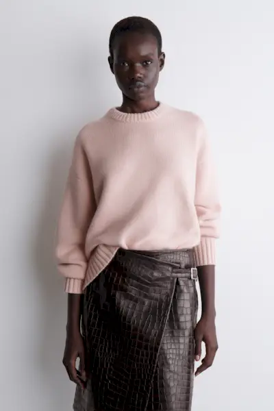 Chunky Cashmere Crew-Neck Jumper