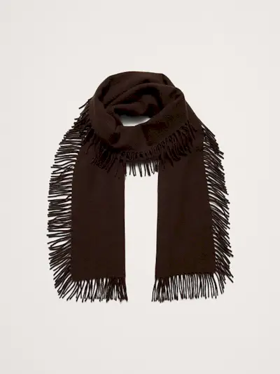 Fringed Wool Scarf