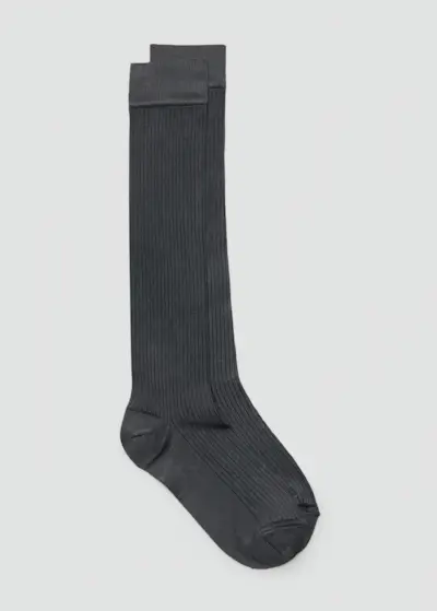 Long Ribbed Socks - Women | Mango United Kingdom
