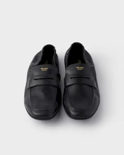 Shuffle Antiqued Leather Loafers