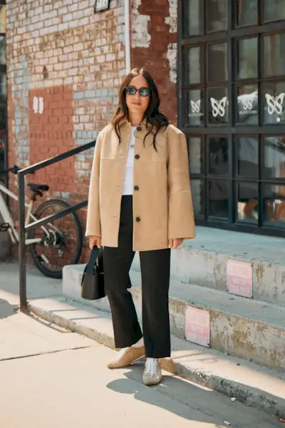 Outdated shoe trends 2025: suede runner trainers