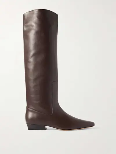 Wally Leather Knee Boots