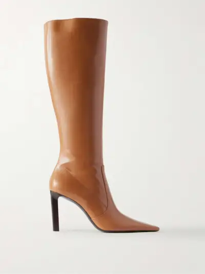 Francoise Leather Knee Boots