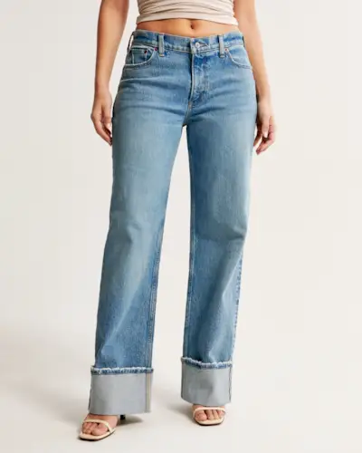 Curve Love Low Rise Baggy Jean