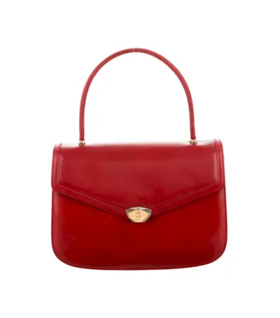 Gucci + Vintage Leather Top Handle Bag