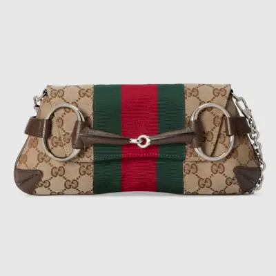Gucci + Horsebit Chain Small Shoulder Bag