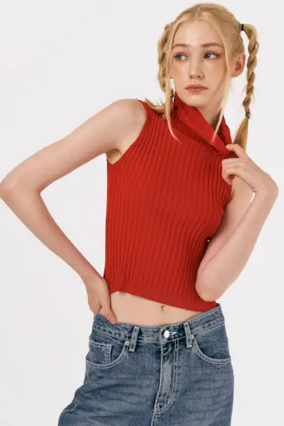 Storets + Lucy Ribbed Sleeveless Top