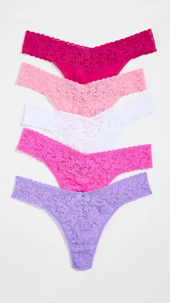 Hanky Panky + Vday 5 Pack Original Rise Thongs