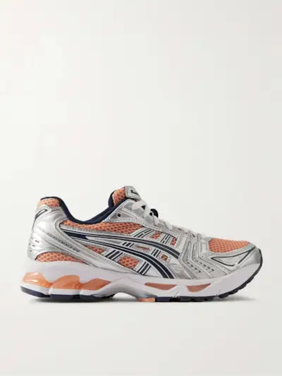 Gel-Kayano 14 Rubber and Metallic-Trimmed Mesh Sneakers