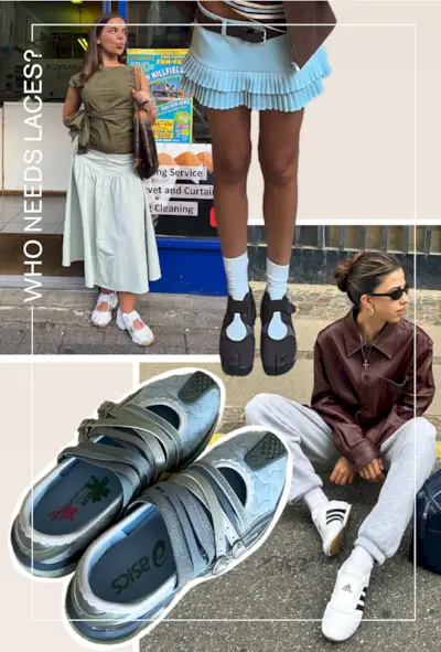 Kick Crinkled-Leather Sneakers