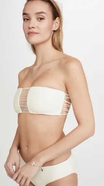 Mikoh + Sunset Bandeau Bikini Top