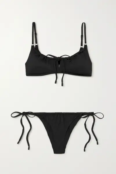 Zimmermann + Riders Tie-Detailed Bikini