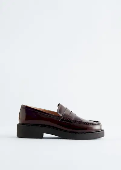 Chunky Leather Loafers